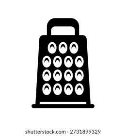 Grater Simple black vector icon with a theme