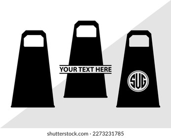 Grater SVG Monogram Vector Illustration Silhouette