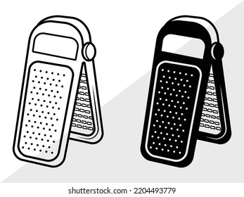 Grater SVG Printable Vektorgrafik