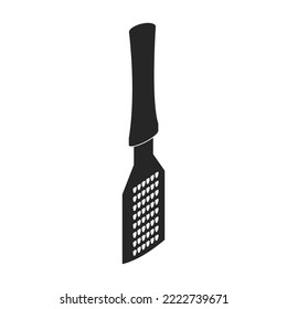 Icono de vector más grande. Icono de vector negro aislado sobre el fondo blanco.