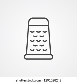 Grater vector icon sign symbol