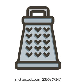 Icono De Colores Relleno De Línea Gruesa De Vector Más Grande Para Uso Personal Y Comercial.
