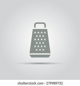 grater for vegetables isolated vector flat icon