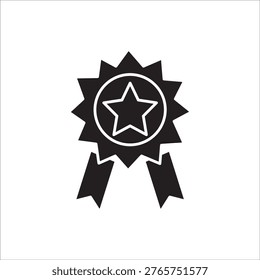 gratification icon. simple solid vector