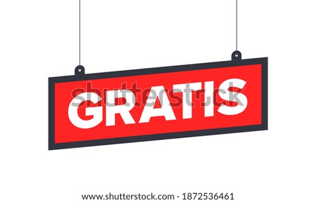 Gratis banner template design concept