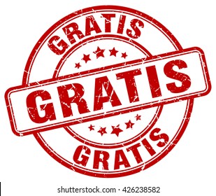 Gratis. Stamp