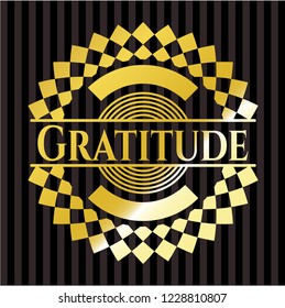 Gratitude gold badge