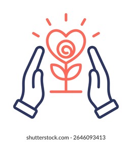 Gratitude Icon Element for Design