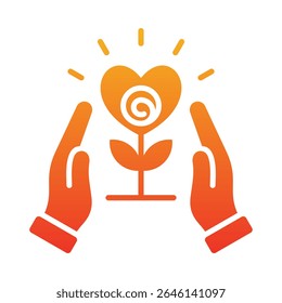 Gratitude Icon Element for Design