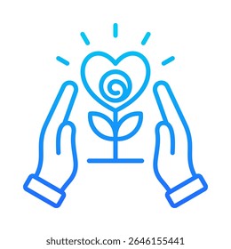 Gratitude Icon Element for Design