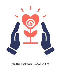 Gratitude Icon Element for Design