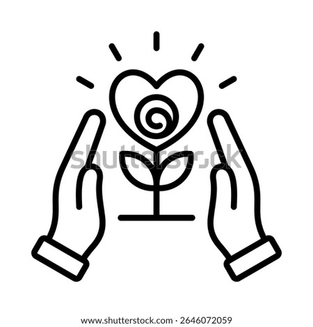 Gratitude Icon Element for Design