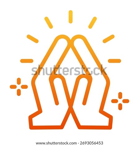 Gratitude Icon Element For Design And Vector