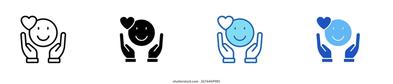 Gratitude  Icon Set Multiple Style Collection
