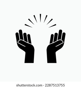 Gratitude Icon. Thankful, Gratefulness Symbol.