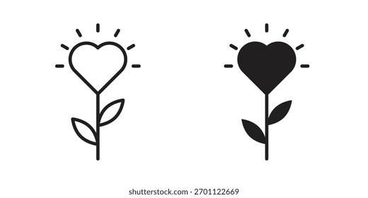 ícone de gratidão glifo vetorial plano e moderno traçado linha pack