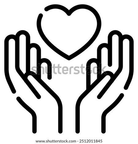 Gratitude icon for web, app, infographic, etc