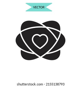 gratitude icons  symbol vector elements for infographic web