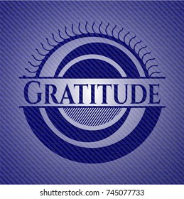 Gratitude jean background