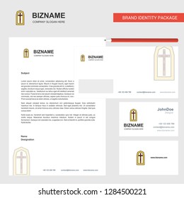 Grave  Business Letterhead, Envelope and visiting Card Design vector template