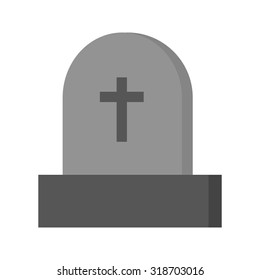 Grave, death, funeral icon vector image.Can also be used for halloween, celebration, observances and holidays. Suitable for mobile apps, web apps and print media.