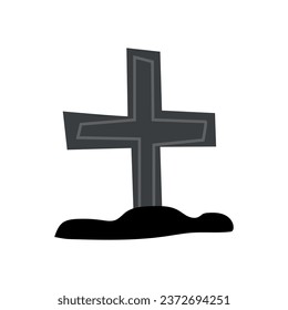 grave. a decorative element. halloween. holiday. October 31. celebrate. scare. scary. pumpkin. erysipelas. bat. vector.