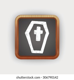 grave doodle drawing