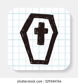 grave doodle drawing