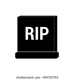 Grave flat design vector
