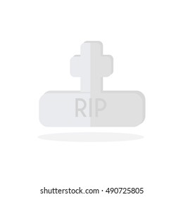 Grave flat design vector
