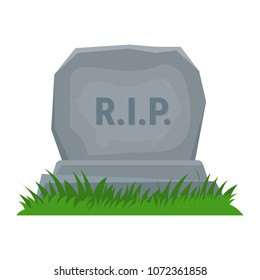 Grave flat icon.