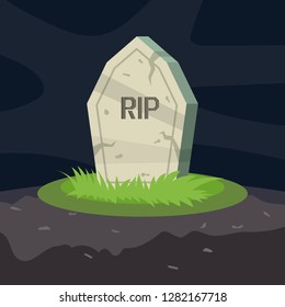 grave flat icon