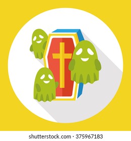 grave flat icon