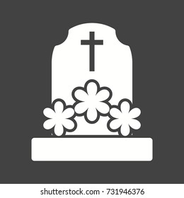 Grave with Flowers