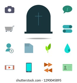 grave icon. color web icons universal set for web and mobile