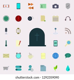 grave icon. color web icons universal set for web and mobile