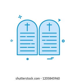 Grave icon design vector