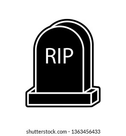 grave icon. Element of Insurance for mobile concept and web apps icon. Glyph, flat icon for website design and development, app development