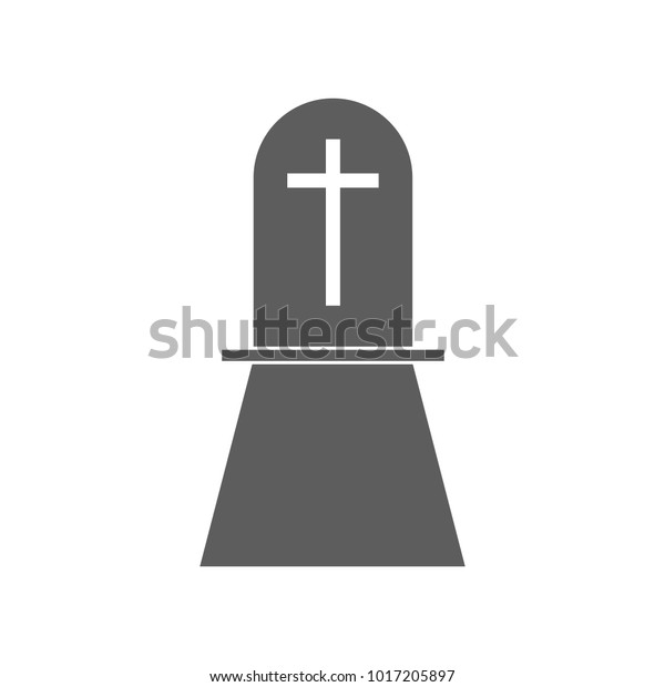 grave icon.\
Elements of religious signs icon for concept and web apps.\
Illustration  icon for website design and development, app\
development. Premium icon on white\
background