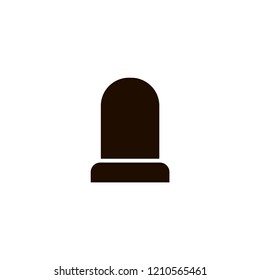 grave icon. flat design