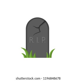 Grave icon flat design vector.