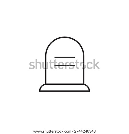 grave icon illustration element design