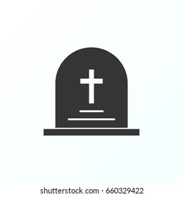 Grave icon illustration isolated vector sign symbol