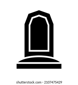 Grave icon isolated on white background