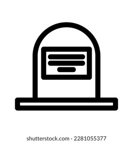 grave icon or logo isolated sign symbol vector illustration - high quality black style vector icons
