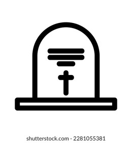 grave icon or logo isolated sign symbol vector illustration - high quality black style vector icons
