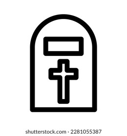 grave icon or logo isolated sign symbol vector illustration - high quality black style vector icons
