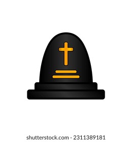 Grave icon on white background.