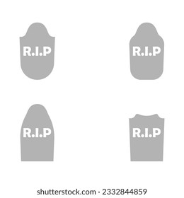 grave icon on a white background, vector illustration
