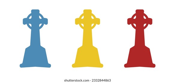 grave icon on a white background, vector illustration